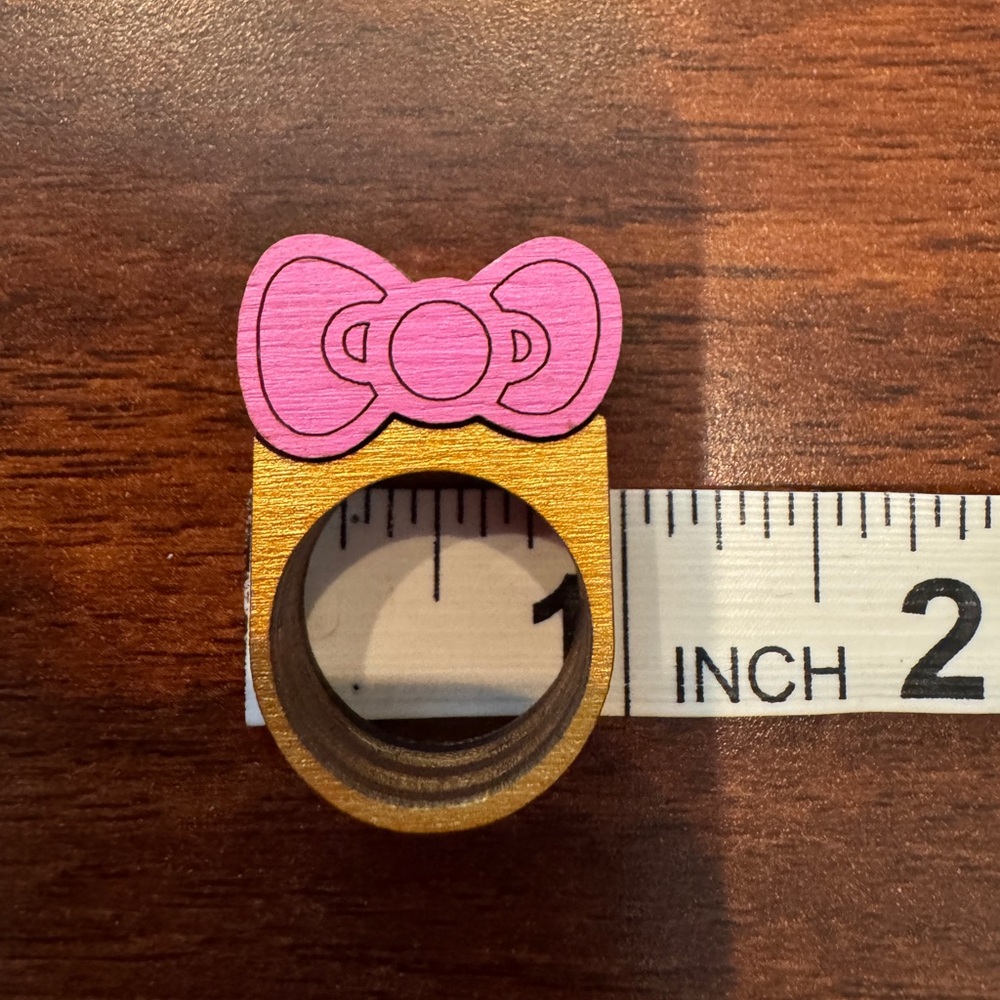 Sanrio Hello Kitty WOOD RING RARE!
Limited Edition! - Picture 7 of 7